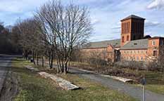 Remains of Enlarged Erie Canal Lock no. 16, 2023