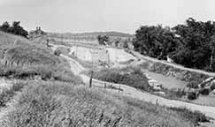 Remains of Enlarged Erie Canal Lock no. 18