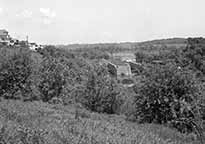 Remains of Enlarged Erie Canal Lock no. 18