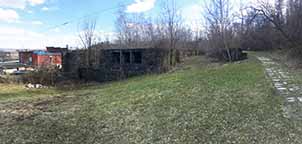 Remains of Enlarged Erie Canal Lock no. 18, 2023