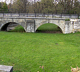 The eastern two towpath arches of the aqueduct