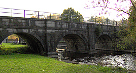 The north side of the Jordan Aqueduct, looking southwest