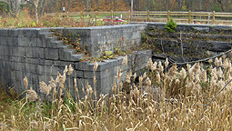 Erie Canal Lock No. 51 - The north chamber, looking west