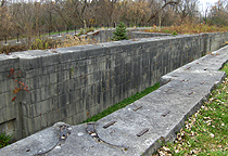 Erie Canal Lock No. 51 - The west end of the lock, looking northeast