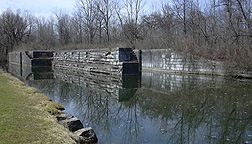 Erie Canal Lock No. 54 at Lock Berlin - eastern end