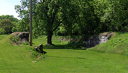 Enlarged Erie Canal Change Bridge no. 39, looking west