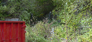 Enlarged Erie Canal Lock No. 58 - eastern end, north chamber