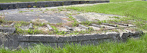 Erie Canal Lock No. 59 at Newark - eastern end, detail