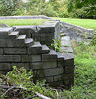 Erie Canal Lock No. 59 at Newark - eastern end, looking north