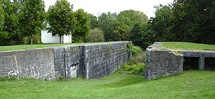 Erie Canal Lock No. 59 at Newark - north chamber