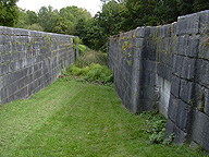 Erie Canal Lock No. 59 at Newark - inside the north chamber