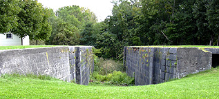 Erie Canal Lock No. 59 at Newark - north chamber