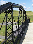 Detail of the left side of Cooper's Tubular Arch Bridge