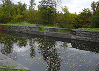 The aqueduct from the towpath, looking southeast