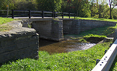 View from Canal Road, looking southwest