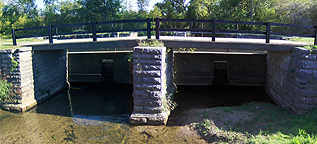 View from Canal Road, looking south