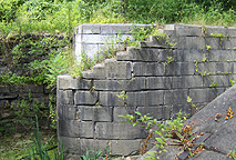 Erie Canal Lock No. 62 at Pittsford - east end stairs