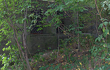 Erie Canal Lock No. 62 at Pittsford - overflow inlets on the west end