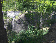 Erie Canal Lock No. 62 at Pittsford - west end of the north chamber