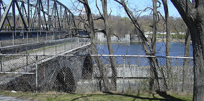 Rexford Aqueduct remains, looking north