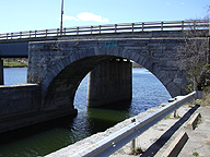 Rexford Aqueduct, northern segment, towpath side