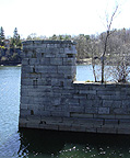 Rexford Aqueduct, northern segment, prism support