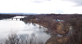 View of the former Rexford Aqueduct site