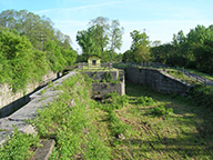 Lock 23, Rotterdam, looking north/northwest