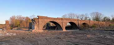 Schoharie Creek Aqueduct Stabilization work - April 25, 2023