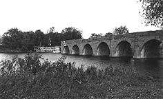 Schoharie Creek Aqueduct, looking east from the west bank of the creek