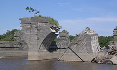 Schoharie Creek Aqueduct remains, Fort Hunter, N.Y.