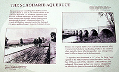 Aqueduct interpretive sign