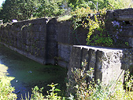 South wall of the north chamber of  Lock No. 28