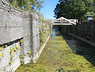 South chamber of Lock No. 28, looking east