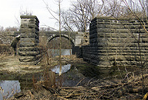 The Seneca River Aqueduct, eastern end, looking north