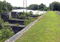 The Seneca River Aqueduct, eastern end, looking southwest