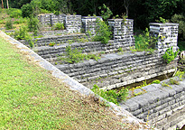 The Seneca River Aqueduct, eastern end, looking southeast