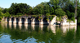 The Seneca River Aqueduct, looking south