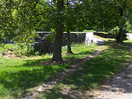 Erie Canal Lock 33, eastern end, north chamber