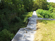 Erie Canal Lock 33, south chamber, looking west