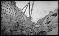 Enlarged Erie Canal Lock No. 44 - South lock (looking west)