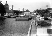 Enlarged Erie Canal Lock No. 66, looking east