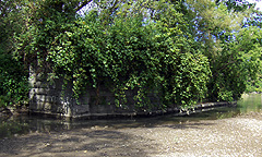 Western pier of the Castle Creek Aqueduct