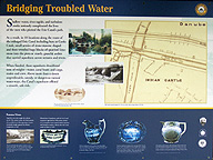 Castle Creek Aqueduct interpretive sign