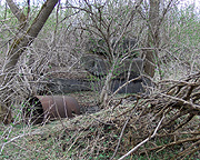 Enlarged Erie Canal Lock 35 - western end, north wall