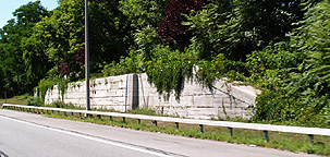 Enlarged Erie Canal Lock No. 65 - north wall of the north chamber